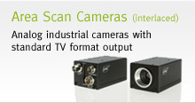 JAI area scan cameras - interlaced