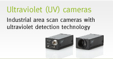 JAI Ultra Violet industrial area scan cameras