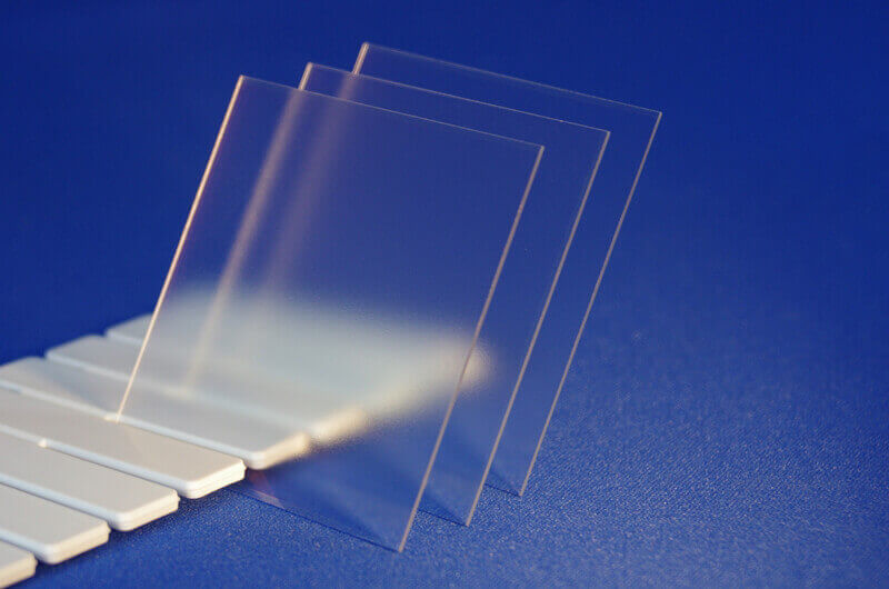 monolithic glass diffuser