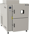 Thermal shock chamber, 8 cubic foot work space, by associated environmental systems 
